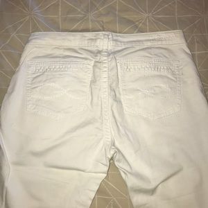 Full length Silver white pants